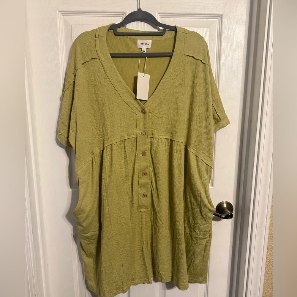 Heyson Light Green Romper